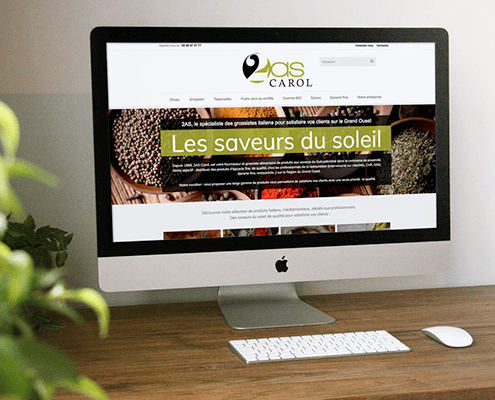 Création du site internet de 2AS Carol - Agence web - Label Site Nantes